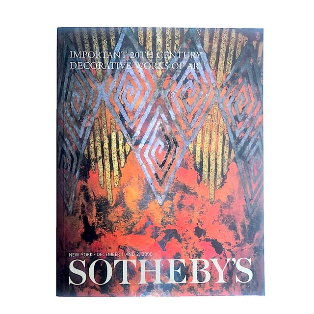 Sotheby’s New York Catalog Important 20th Century Decorative Works of Art, December 1 and 2, 2000 For Sale