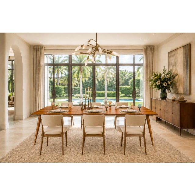 Brazilian Modern Extendable Dining Table in Caviúna by Ernesto Hauner for Mobilinea, 1950s For Sale - Image 13 of 18