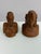 Design Plus Gallery presents a Pair of Maasai Hand-Carved Wood Bust Sculptures. The set includes a male and female figure,...