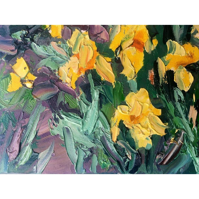 Oil Painting Irises Alexander Nikolaevich Cherednichenko For Sale - Image 12 of 14