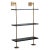 Marais 3-Tier Black & Brass Shelf 36" For Sale In Chicago - Image 6 of 6