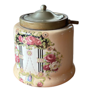 Antique English Biscuit Barrel