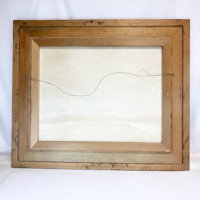 1972 Vintage Coastal Impressionist Original Seascape Oil Painting - Artist Signed, Framed For Sale - Image 10 of 12