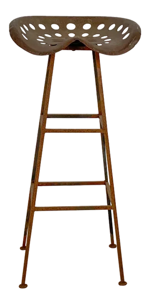 Tractor Seat Bar Stool, American Circa 19th Century