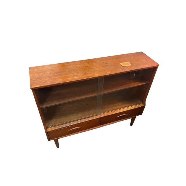 Low Mid-Century Teak Display Cabinet from Jentique, 1960s For Sale - Image 9 of 12