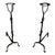 1650s Wrought Iron Landiers - a Pair For Sale