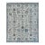 Oushak Turkish Rug, Ivory and Blue 8'4" X 9'10" For Sale