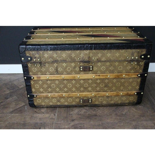 Brown Small Trunk in Woven Canvas from Louis Vuitton For Sale - Image 8 of 18