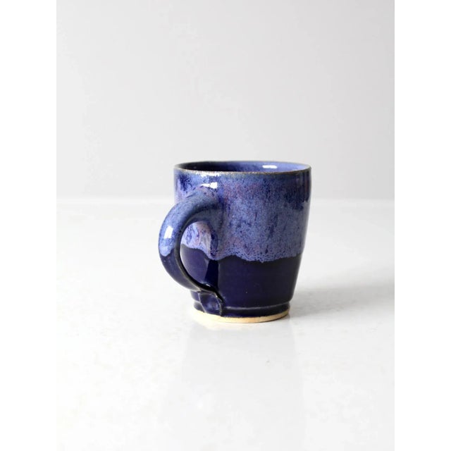 Vintage Studio Pottery Mug For Sale - Image 4 of 10