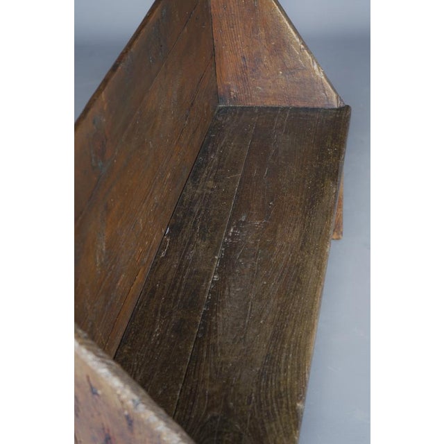 Small Antique 18th Century Oak Hall Bench For Sale - Image 17 of 18