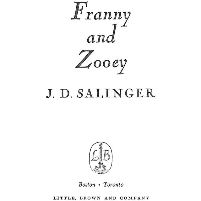 "Franny and Zooey" 1961 Salinger, j.d. For Sale - Image 4 of 6