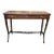 1820s Empire Walnut Sicilian Console For Sale
