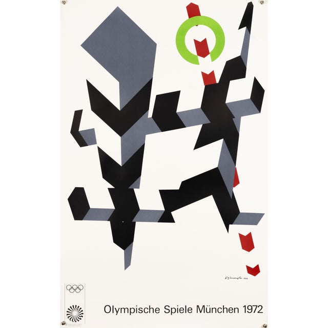Olympics Serigraph Poster by Allan Darcangelo, 1972 For Sale - Image 9 of 9