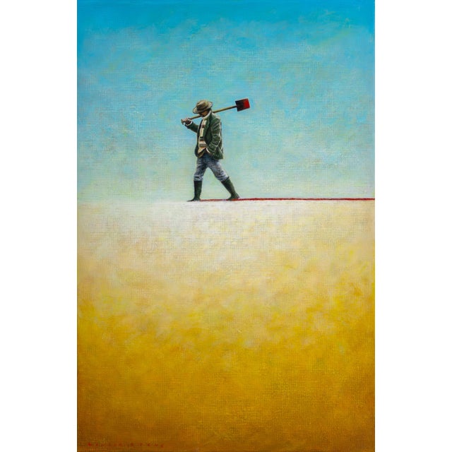 Early 21st Century Wouter Berns, The Treasure Digger, Acrylic on Canvas For Sale - Image 5 of 5