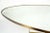 Mid 20th Century Mid-Century Modern Large Brass Oval Display Table For Sale - Image 5 of 11