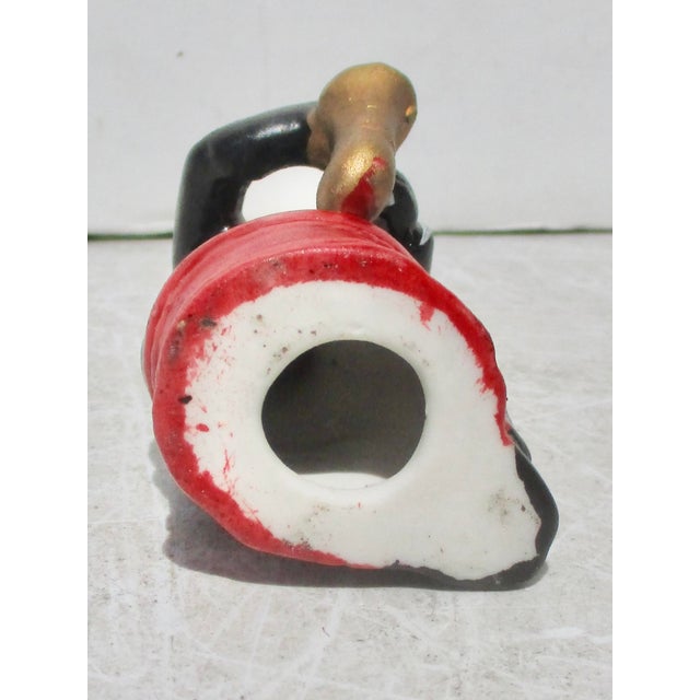 Ceramic Vintage Japanese Porcelain Black Jazz Musician For Sale - Image 7 of 7