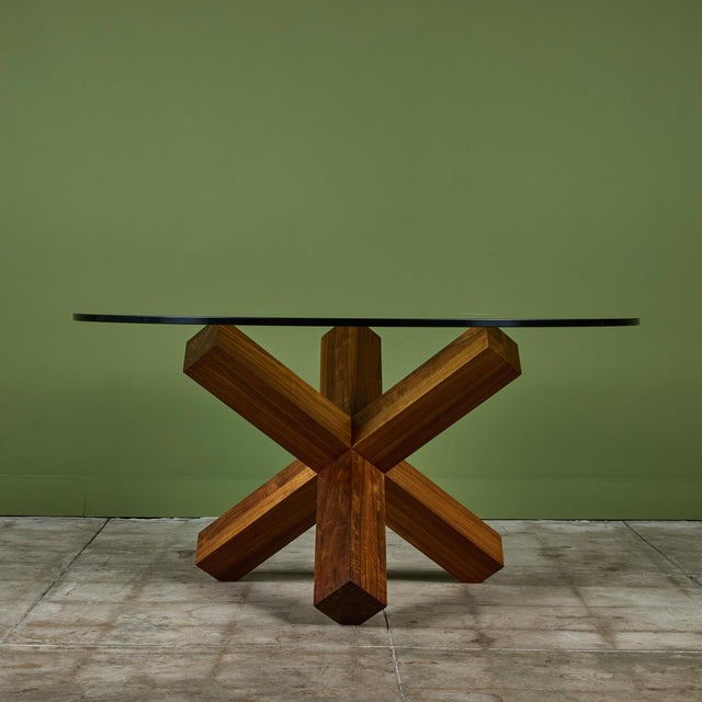 1970s Mario Bellini Style Jax Dining Table For Sale - Image 5 of 11