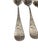 American Early 20th Century Whiting Co. Sterling Silver "Antique Lily- Engraved" Teaspoons. Monogram "m.m.d." on Back of Handle - Set of 4 For Sale - Image 3 of 4