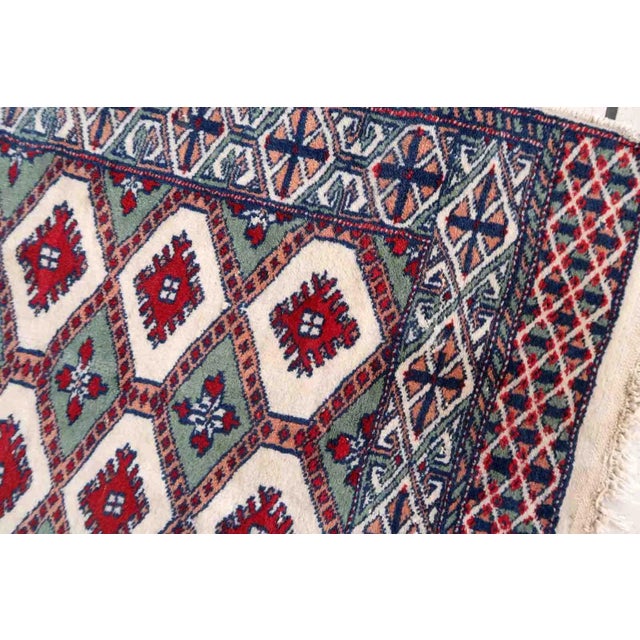 Textile Vintage Uzbek Bukhara Rug, 1970s For Sale - Image 7 of 10
