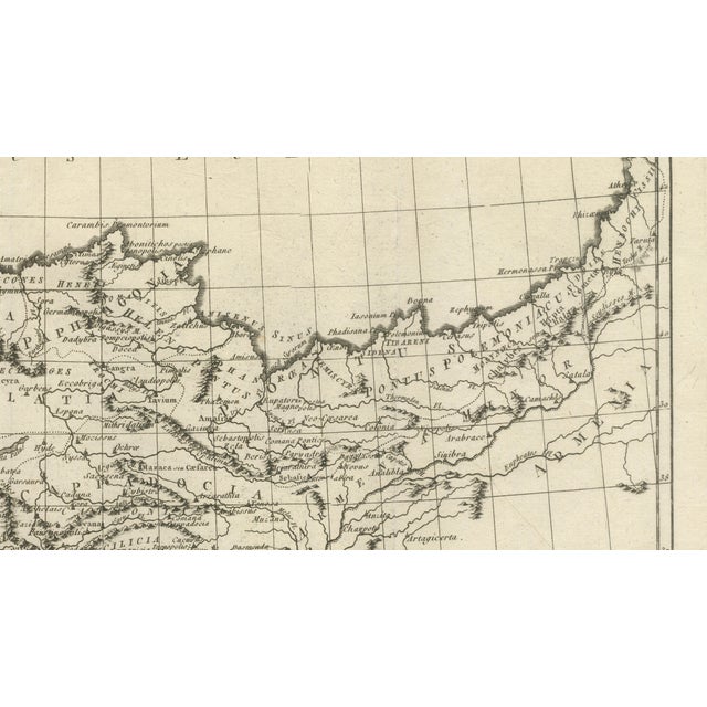AEG, Map of Turkey, Asia Minor and the Ottoman Levant, 1780 For Sale - Image 5 of 11