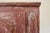 Rustic Parisian Rustic Cabinet in Burgundy Painted Pine, 1820s For Sale - Image 3 of 18