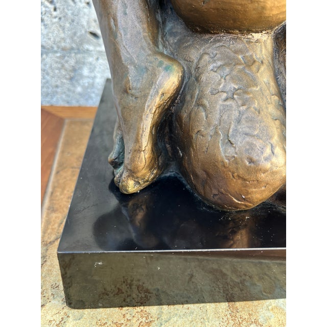 1960's Austin Production "Loving Touch" Signed Brutalist Sculpture.Signed by the Artist. For Sale - Image 16 of 18