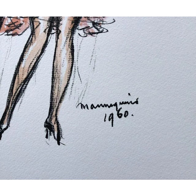 Kees Van Dongen, Mannequins, Color Lithograph For Sale - Image 4 of 5