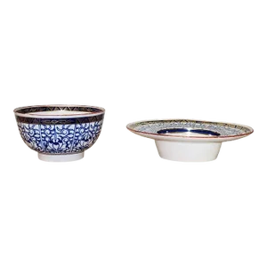1795 Royal Worcester Dr. Wall Period Teacup and Saucer Set- 2 Pieces