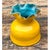 Vintage Hand Crafted Studio Pottery Ruffle Vase For Sale - Image 4 of 12