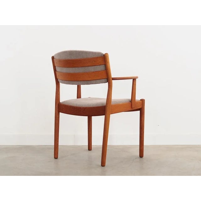 Danish Oak Chair by Poul M. Volther for FDB, 1960s For Sale - Image 6 of 15
