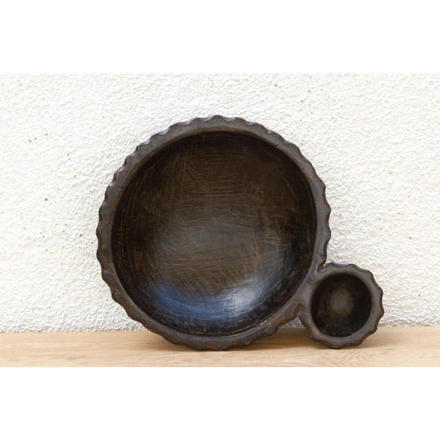 Wood Antique Philippine Tribal Offering Vessel For Sale - Image 7 of 8