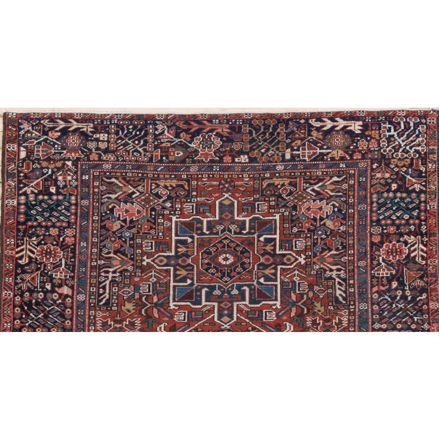 Karadja rug 6.2x4.11 from 1930's in good condition,with low,even pile and slight allover wear.This is a solid piece and...