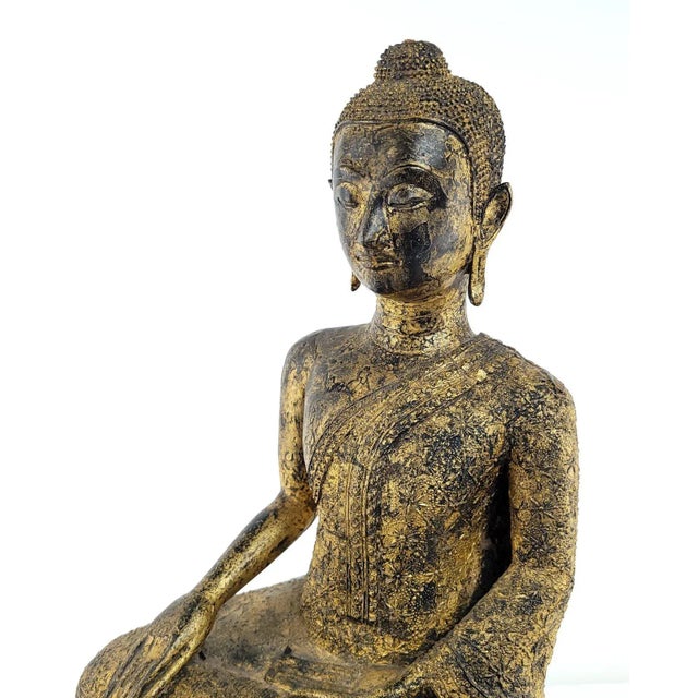 A tourist bronze Buddha, probably vintage.