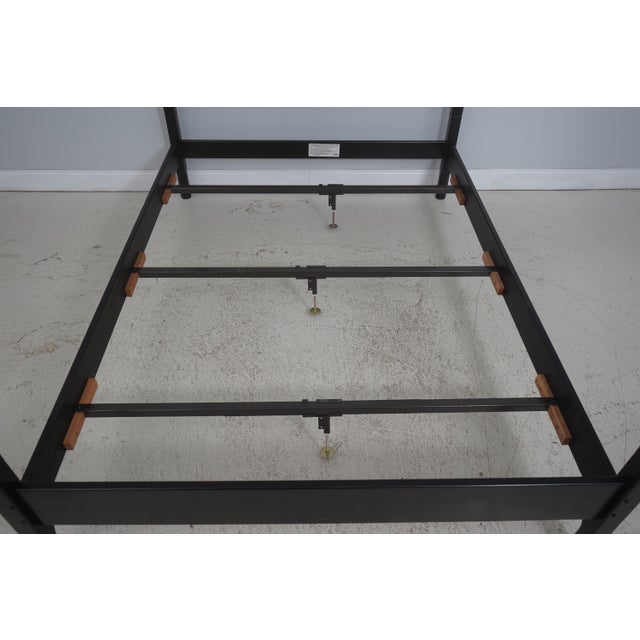 1990s Stickley Black Pencil Point Queen Size Bed For Sale - Image 5 of 17
