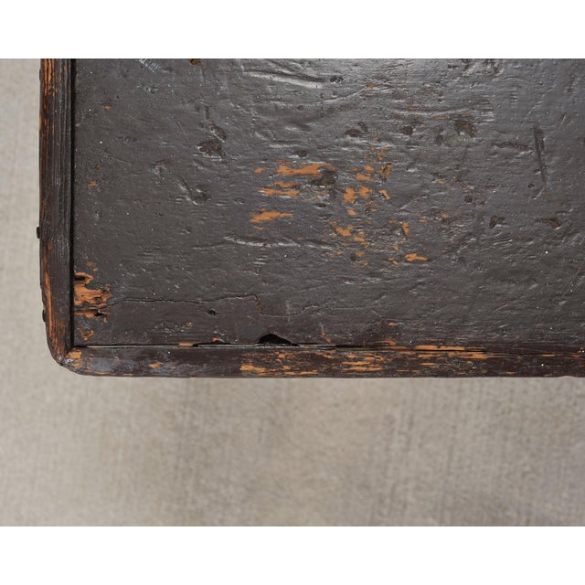 19th C. English Painted Pine Chest With Georgian Manor Façade For Sale - Image 17 of 18
