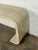 1990s Faux Travertine Scroll Console Table For Sale - Image 11 of 12