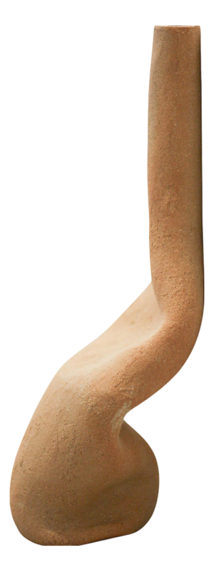 Leaning Against the Wall I Decorative Ceramic Vase by Lillian Tørlen