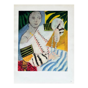 Henri Matisse Engraving 21 the Embroidered Blouse 1948