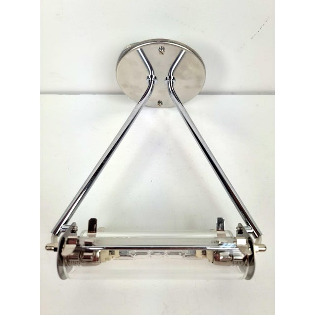 Chrome Scintilla Ceiling Lamp from Fontana Arte, 1970s For Sale - Image 6 of 6