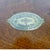 Vintage 1993 MacKenzie-Childs Aurora Carved Leaf Footstool Tapestry Ottoman Accent For Sale - Image 17 of 17