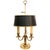 Metal Vintage Solid Brass 3-Arm Bouillotte Lamp - Made in Italy For Sale - Image 7 of 15
