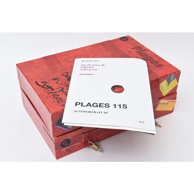 Interactive Gerard Bignolais Cardboard, Paper and Material Plages Suitcase Box 115 Art Box/Art Basel 2007 For Sale - Image 9 of 10