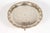Antique Moroccan Silver-Plated Tea Tray Table on Removable Legs — Hand-Chased, Fez, circa 1920 An exceptional and...