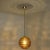 Yellow and Clear Murano Glass Pendant Light, 1960s For Sale - Image 6 of 12