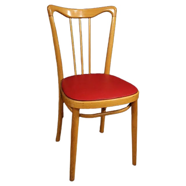 Italian Exotic Wood and Faux Leather Lounge Chairs, 1960s, Set of 6 For Sale