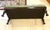 Antique, Extra-Long, Footstool, With Floral Needlepoint, Overstuffed Cushion, and Fluffy Trim, Hand Turned, Walnut Legs, Circa 1920’s For Sale In South Bend - Image 6 of 8