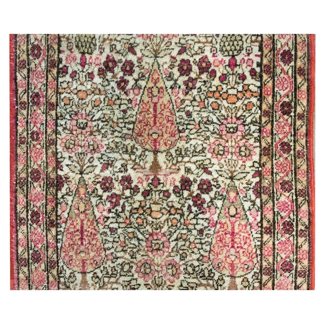 Early 20th Century Persian Lavar Kirman Rug For Sale - Image 13 of 15