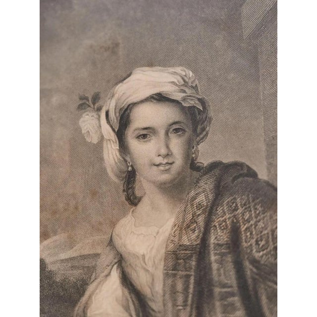 The Flower Girl (after Bartolomé Esteban Murillo), 19th century, steel engraving/stipple on paper, unknown engraver....
