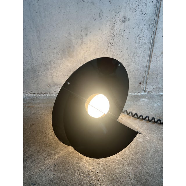 1960s Black Luna Lamp from Rinaldo Cutini, Italy, 1960s For Sale - Image 5 of 12