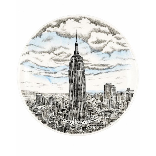 Vintage Johnson Brothers Empire State Building Nyc Demitasse Cup & Saucer For Sale In Washington DC - Image 6 of 8